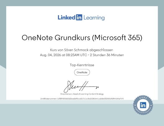 OneNote Grundkurs (Microsoft 365)